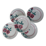 5 vintage dessert plates from Sarreguemines model Monceau 231129