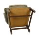 Old Green Chesterfield Armchair Wingchair