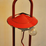 Floor lamp 1980 in red metal