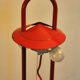 Lampadaire 1980 en metal rouge
