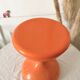 Robur Sgabello Americano stool orange plastic vintage 70s