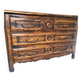 Solid chain chest of drawers