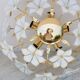 Grace Kelly, Delicious Murano Ceiling Light White Flowers, 1980