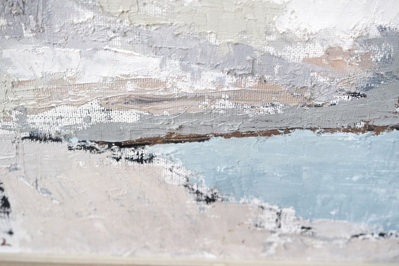 Erik Ström, Swedish Impressionist Painting, Oil on Canvas, Framed, 1962.