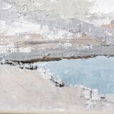 Peinture impressionniste suédoise, Erik Ström, huile sur toile, encadrée, 1962.