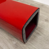 Red coffee table Vitra metal side table