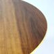 Mid-century modern round tulip dining table, restored by Drevotvar, 1960s.