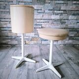 Space Age dressing table and stool