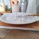 Blue pie dish Belgian manufacture Boch