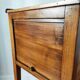 Table de chevet Directoire en noyer