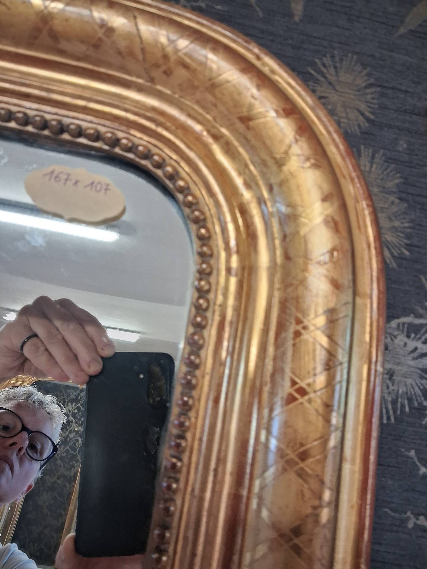 Louis Philippe mirror 167 x 107