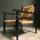 French rope lounge chair
