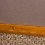 Danish 2-seater sofa in laminated beech and mahogany model AX by Peter Hvidt and Orla Molgaard-Nielsen for Fritz Hansen 1960