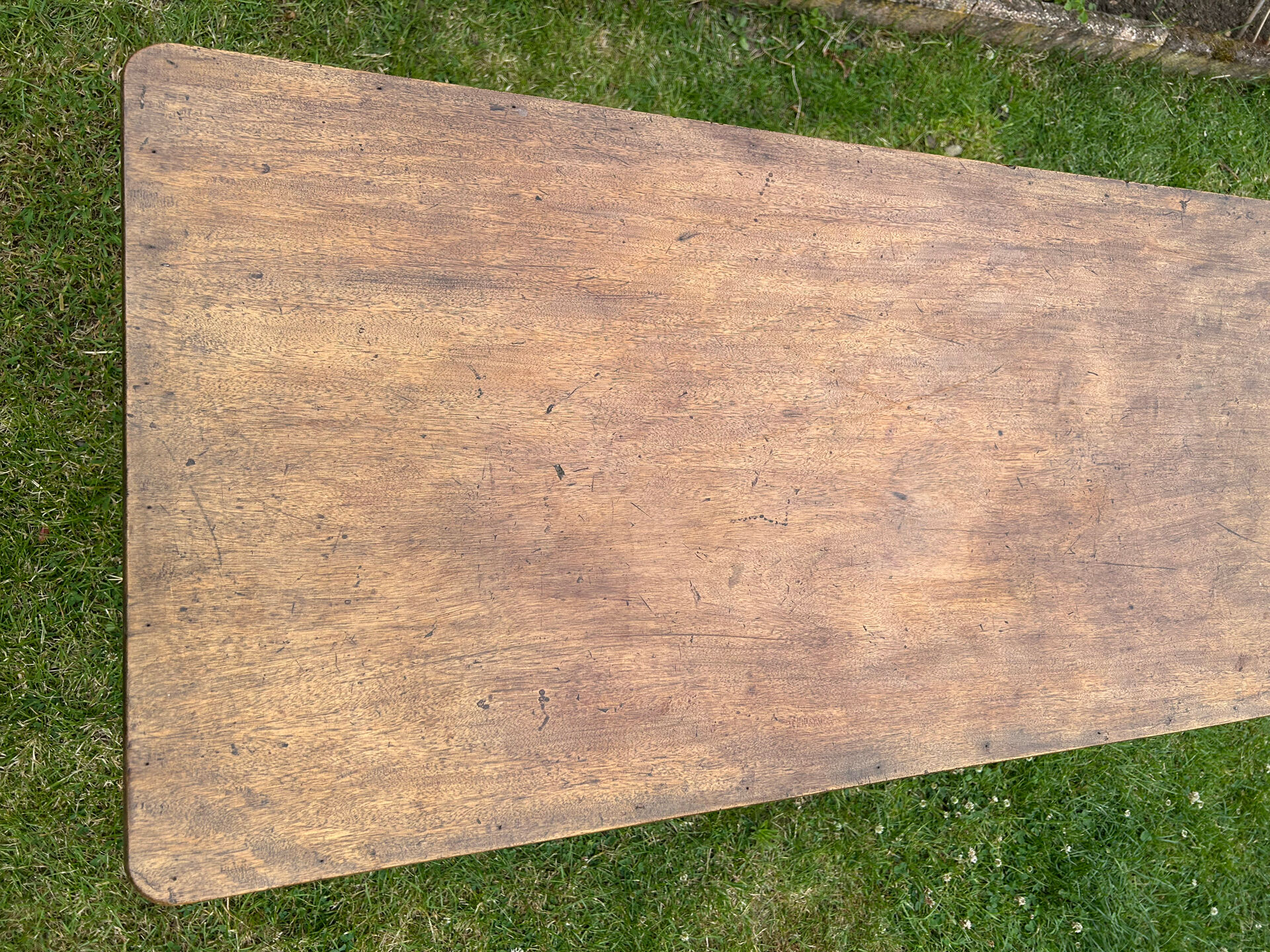 Table de bistrot en bois ancienne