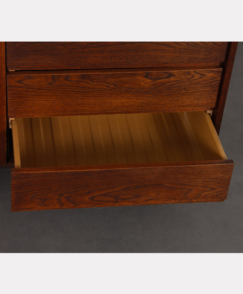Dark vintage dresser by Jiroutek model U-458, circa 1960