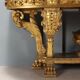 Console ancienne en bois sculpté avec décorations, Italie, XIXe siècle