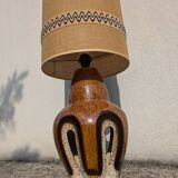 Vintage ceramic floor lamp signed Baudin vintage 1960 1970