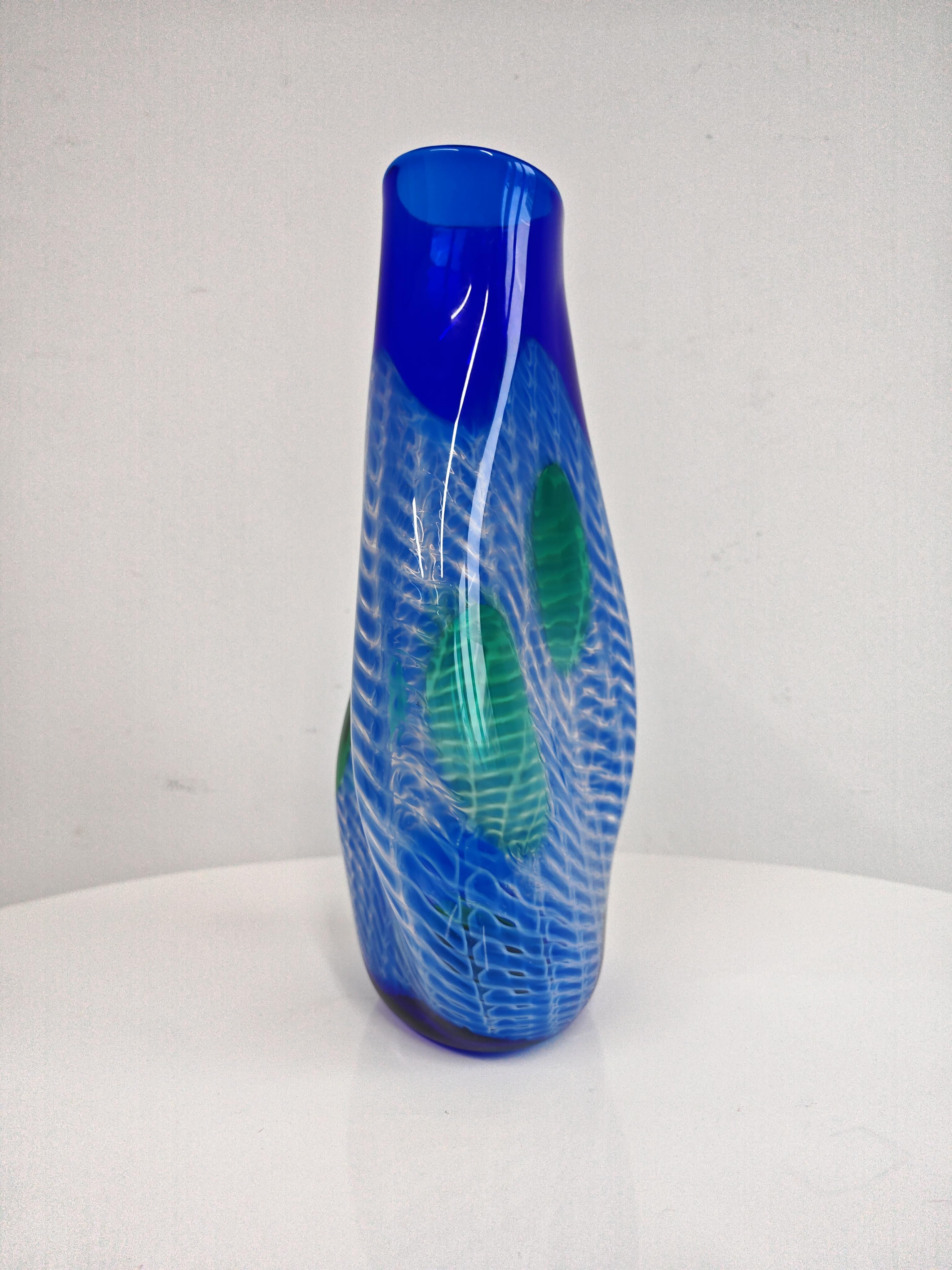 Murano glass vase by Archimede Seguso, limited edition.