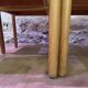 Suite de 6 chaises en bois vintage empilables