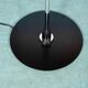Minimalist chrome glass floor lamp, Bauhaus style floor lamp.