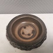 Rare Glit lava bowl. Iceland 1970s