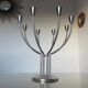 Modernist Scandinavian candlestick years 70 steel