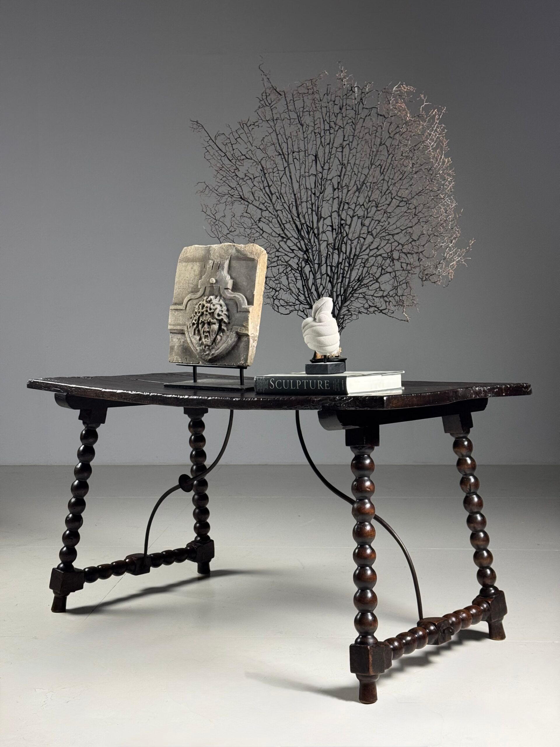 Spanish table 18th century bobbin