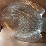Plat verre forme  poisson