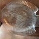 Fish-shaped glass dish