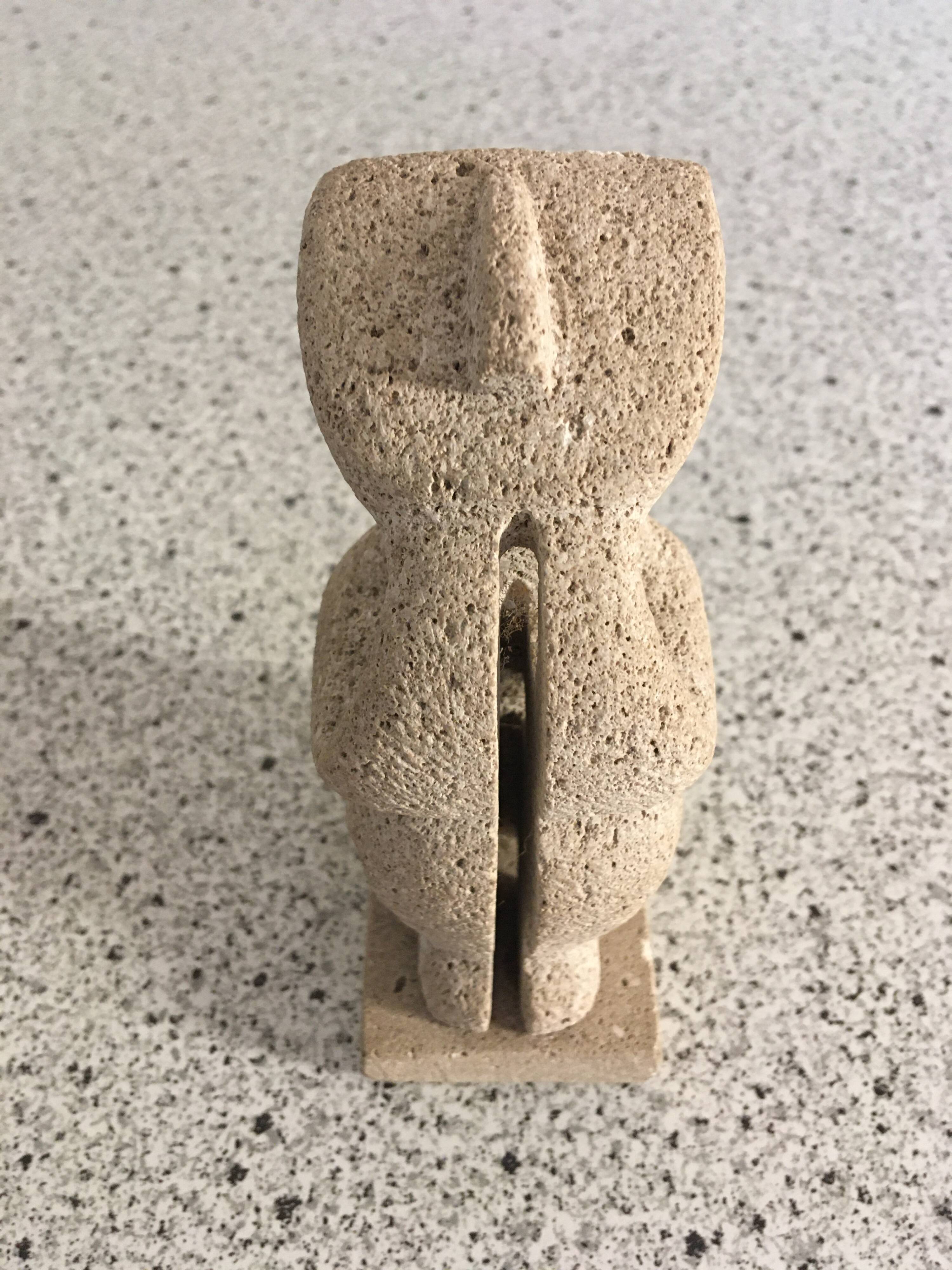 Sculpture the thinker cycladic art