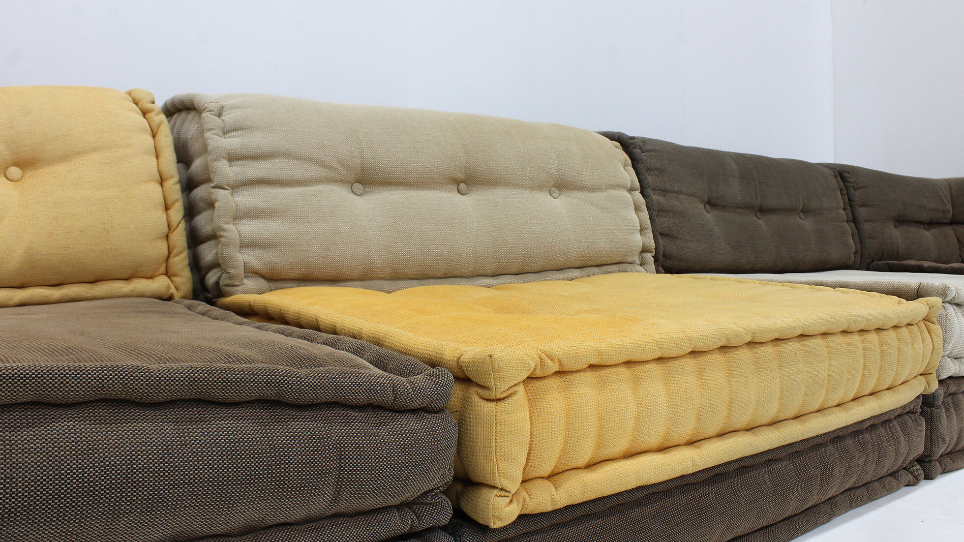 Canapé Roche Bobois Mah Jong, design Hans Hopfer, ensemble de 17 pièces