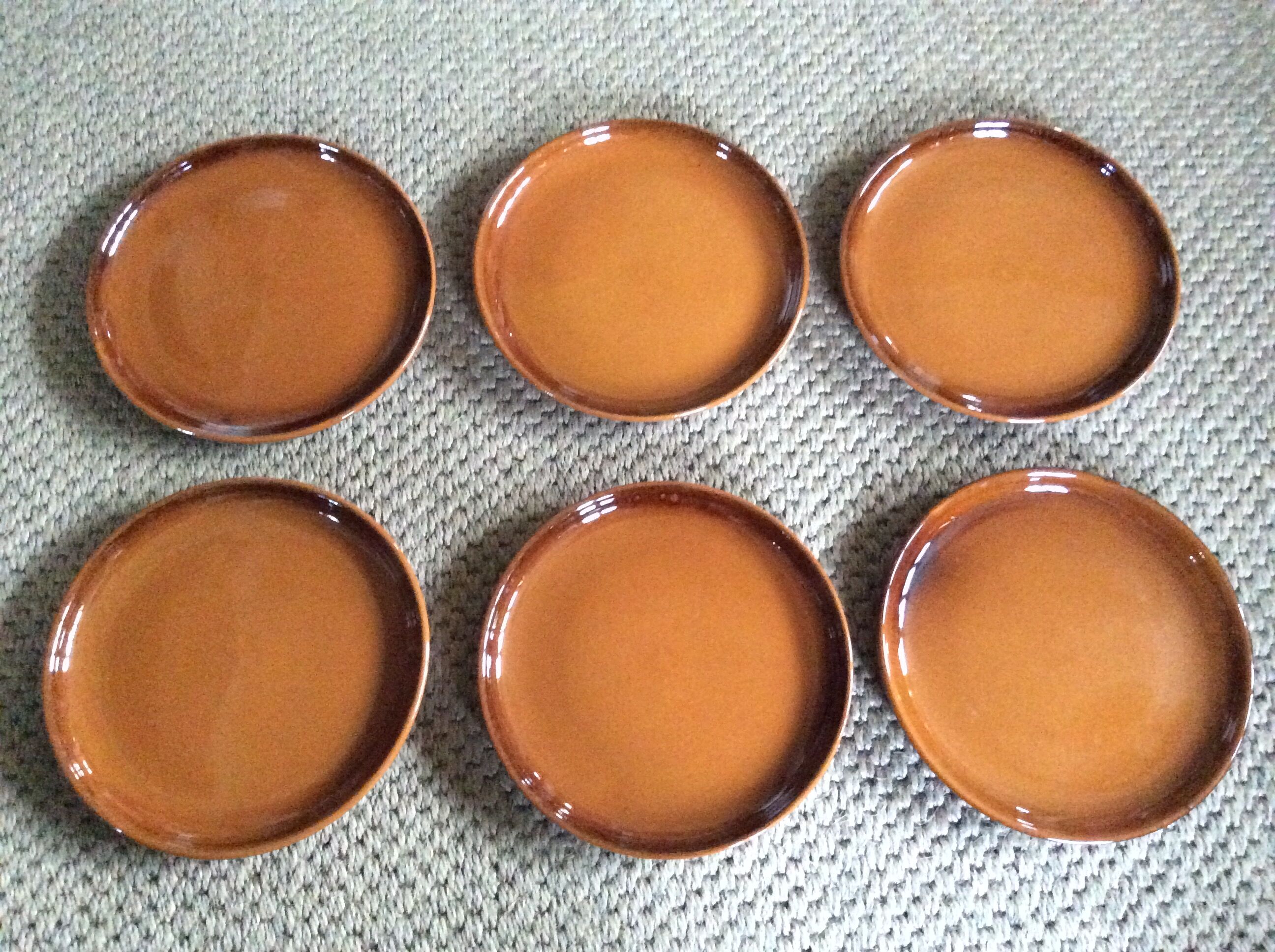 Series of 6 dessert plates