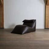 Chaise longue Le bambole en cuir marron par Mario Bellini pour B&B Italia,