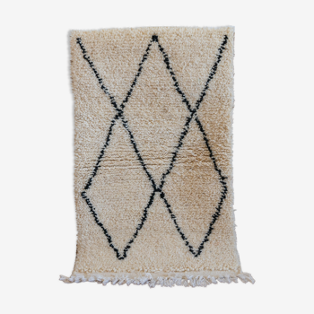 Berber carpet Beni Ouarain 58x100cm