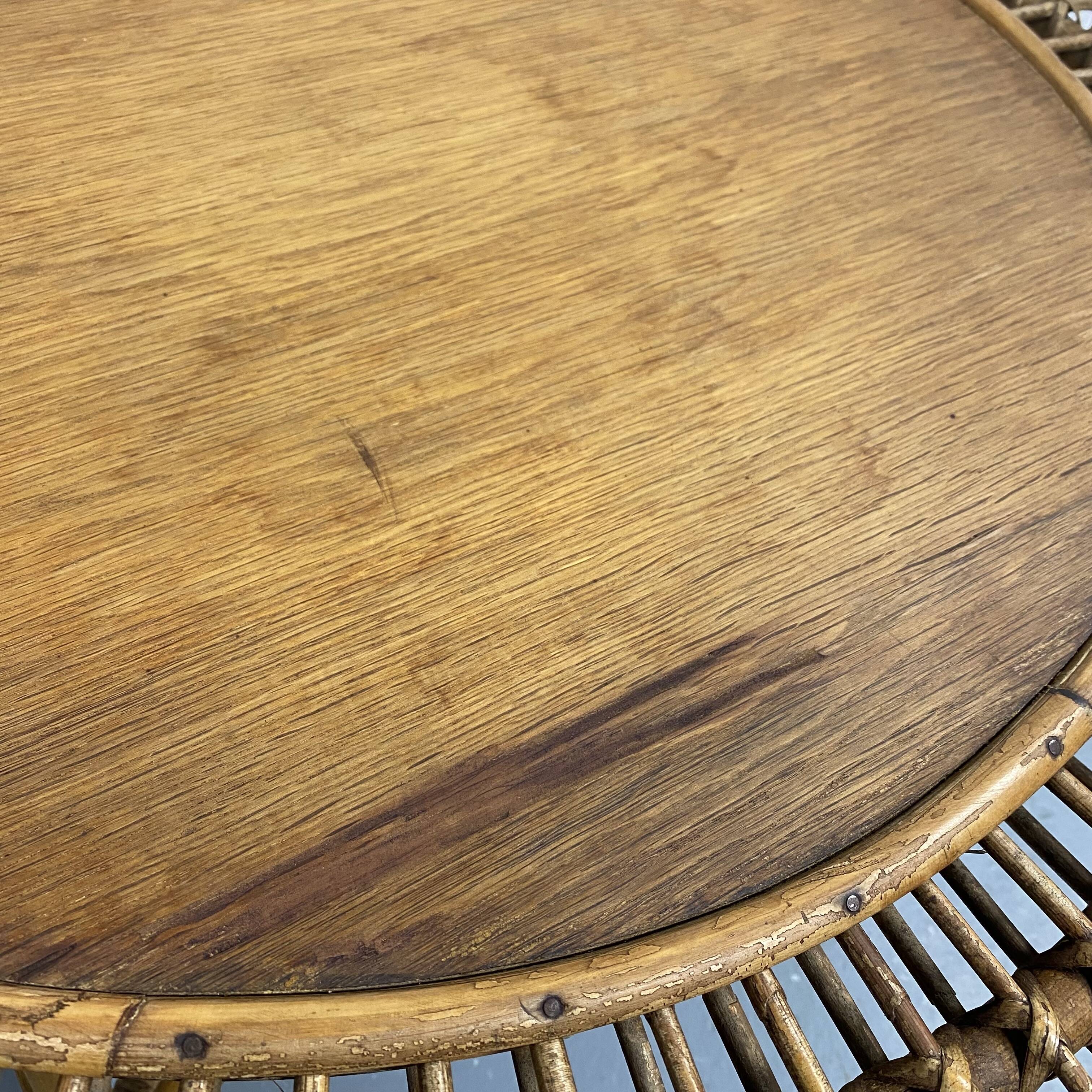 Rattan sun coffee table