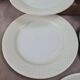 Assiettes Gien modernistes à pois dorés – lot de 9