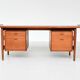 Arne Vodder writing desk model 207 in teak Sibast Denmark 1960