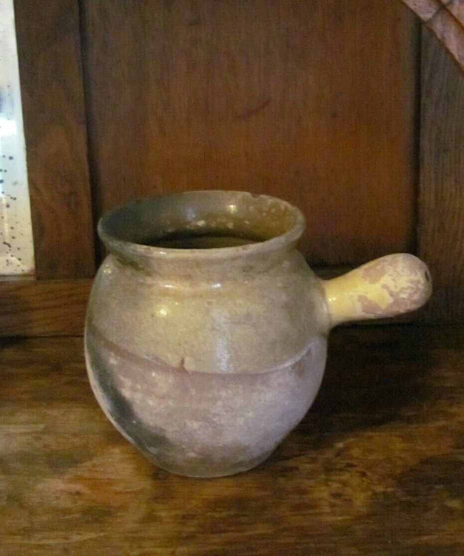 Toupin - glazed earthpot - Popular art - South of France