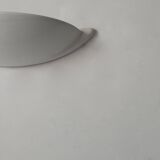 Vintage wall light, white porcelain, France 1960