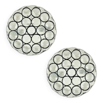 Mid-Century Modern Glass Ceiling Lights from Limburg, 1960s/1970s