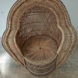 Fauteuil en osier