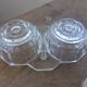 Salière poivrière en verre