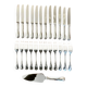 Christofle Marly, dessert cutlery, cheese, knives, forks