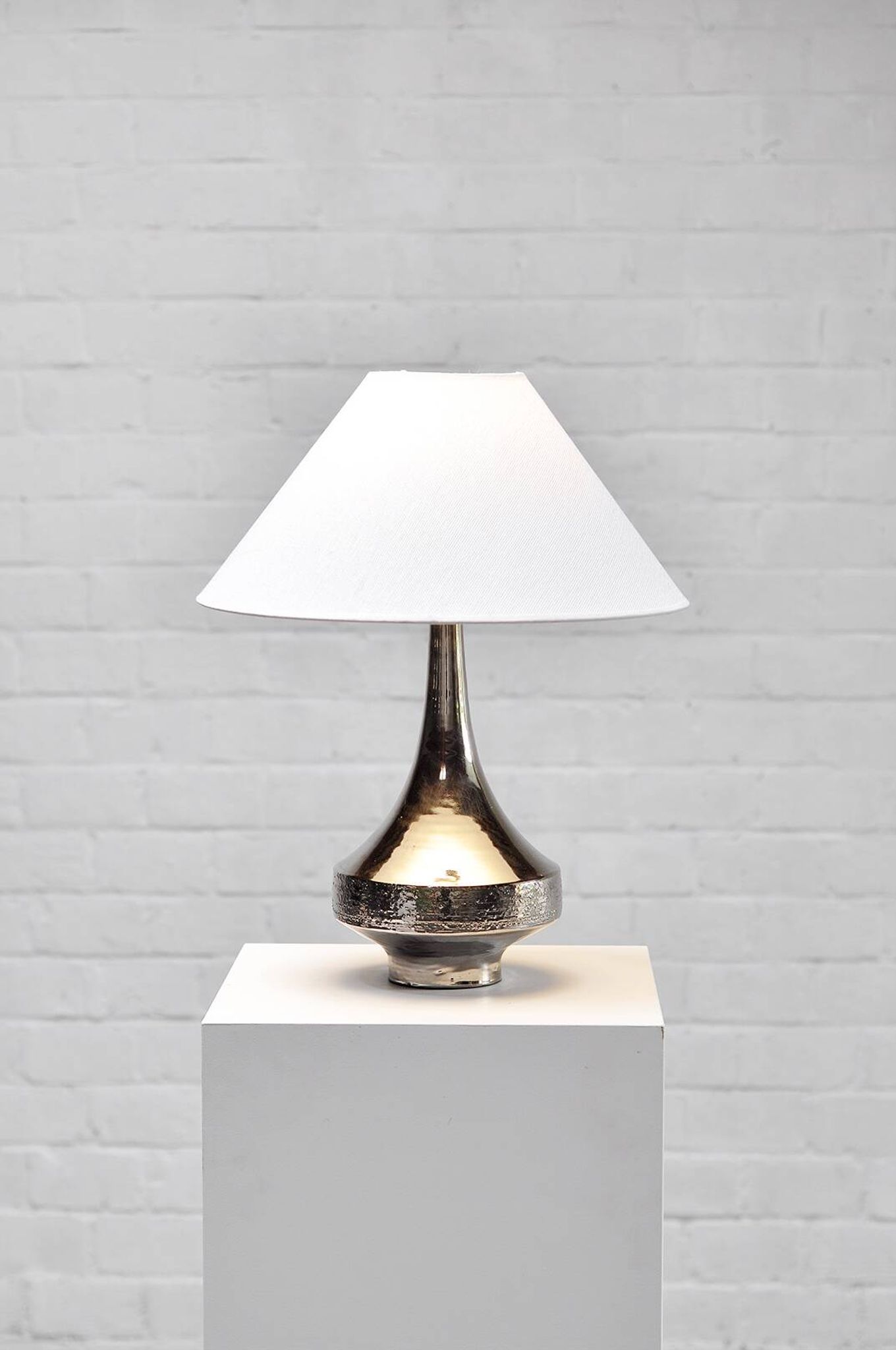 Vintage ceramic table lamp 1970s