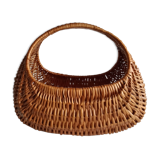 Vintage basket in woven wicker