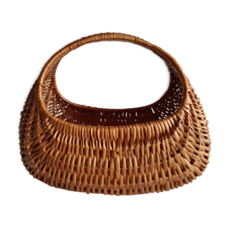 Vintage basket in woven wicker