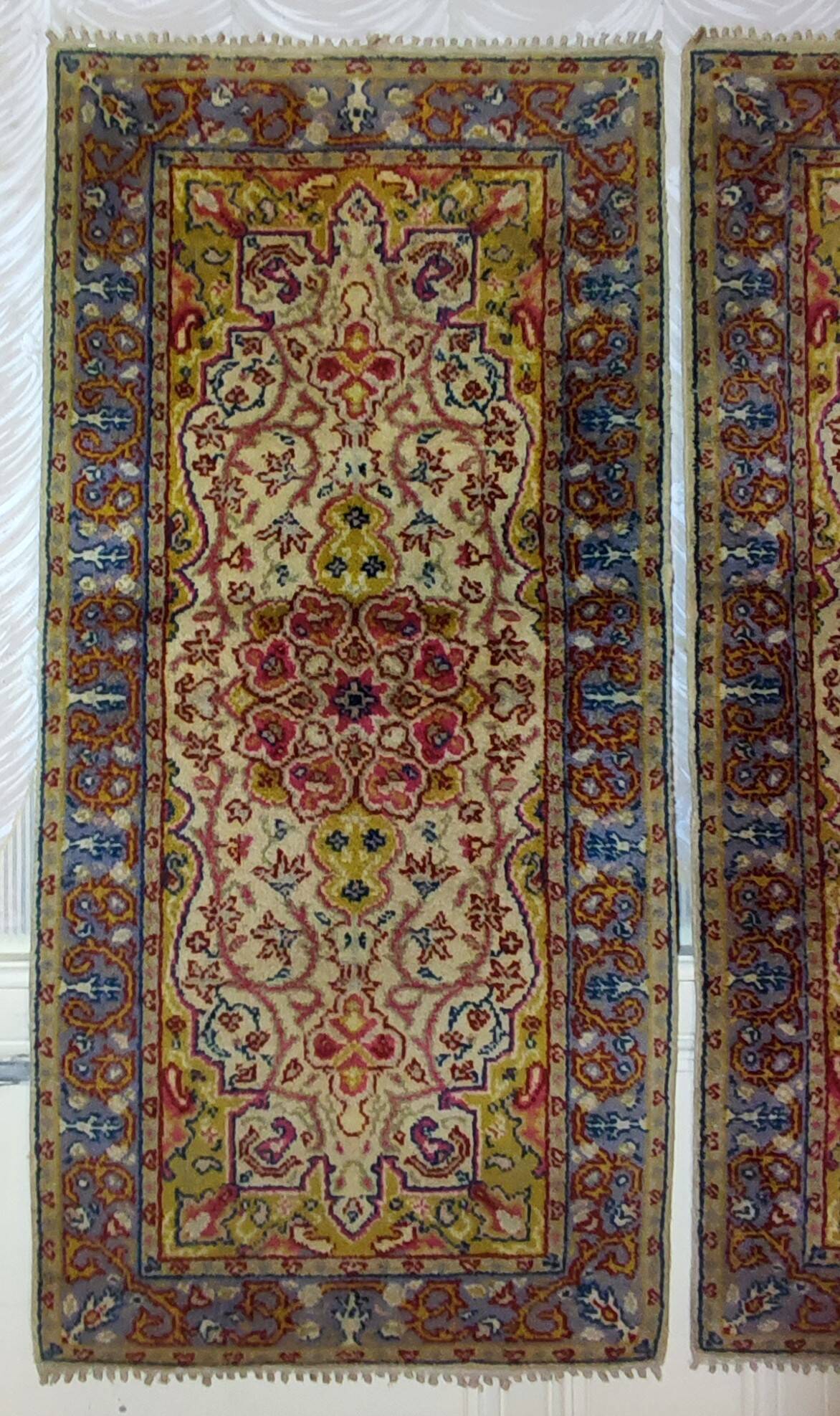 Set de 2 tapis d'Orient noués main