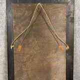 Beautiful vintage mirror in colored ceramic tiles