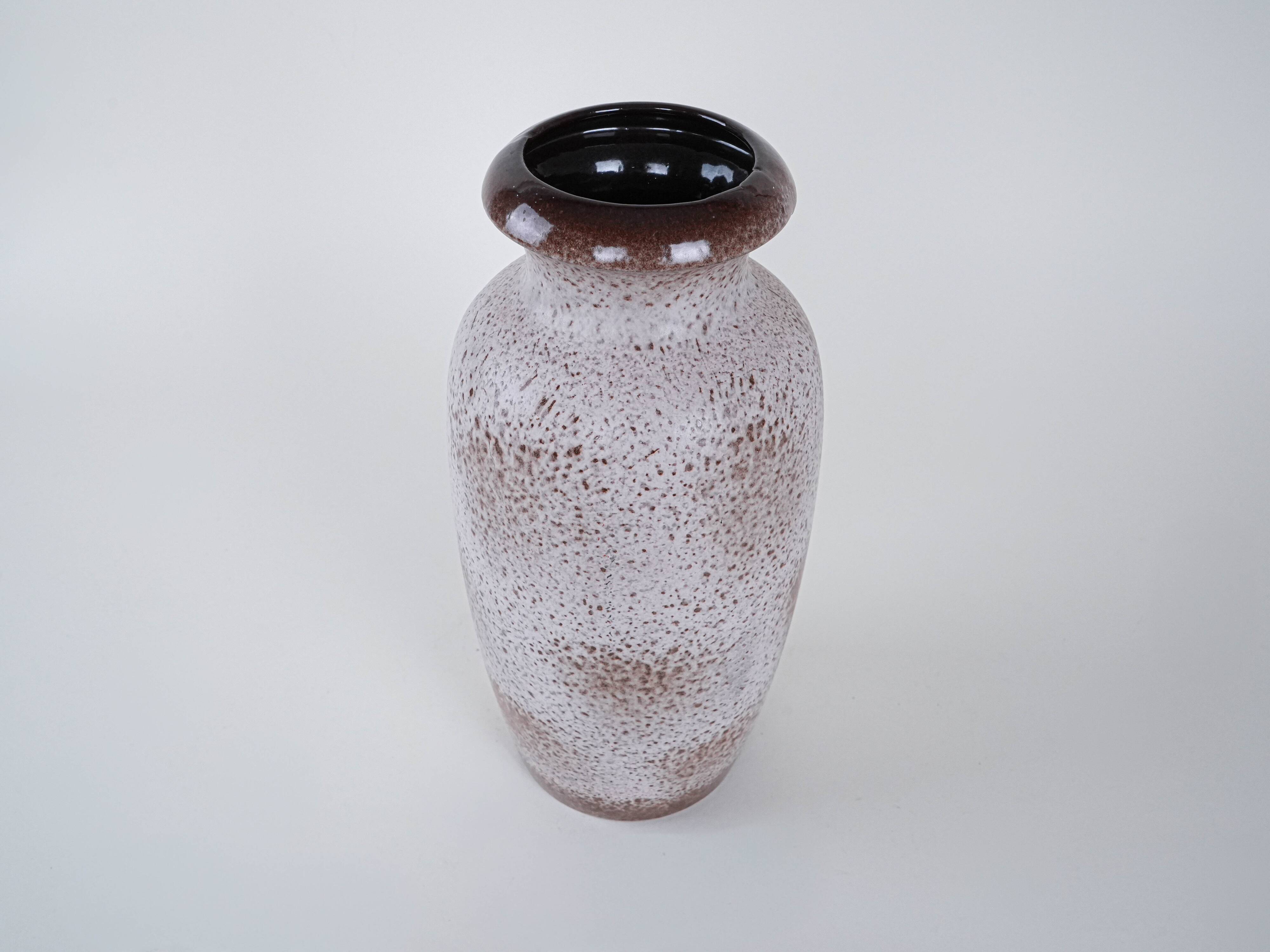 Vase en céramique, design allemand, années 1960, fabriqué en Allemagne de l'Ouest