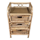Meuble en rotin vintage